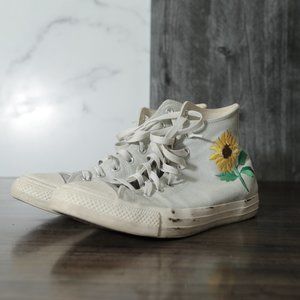 Converse Chuck Taylor All Star High "Floral Embroidery" (9.5)